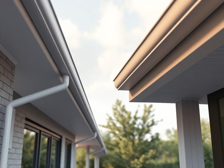 Fixes slope issues for proper gutter drainage